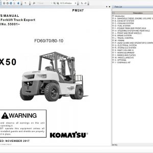 Komatsu CSS EPC Forklift USA 08 5