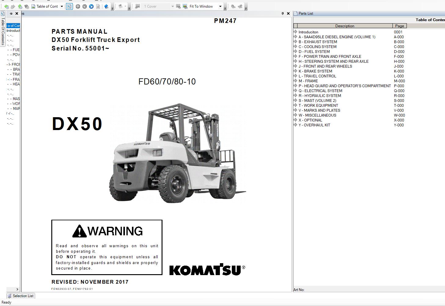 Komatsu CSS EPC Forklift USA 08 5