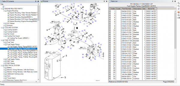 Komatsu Crawler Excavators PC138USLC 11 Spare Parts Catalog 4