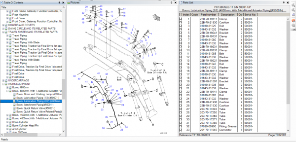 Komatsu Crawler Excavators PC138USLC 11 Spare Parts Catalog 5