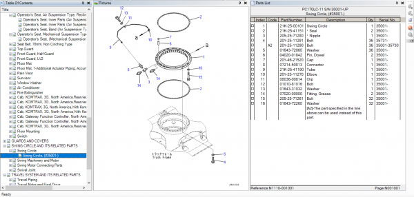 Komatsu Crawler Excavators PC170LC 11 Spare Parts Catalog 5