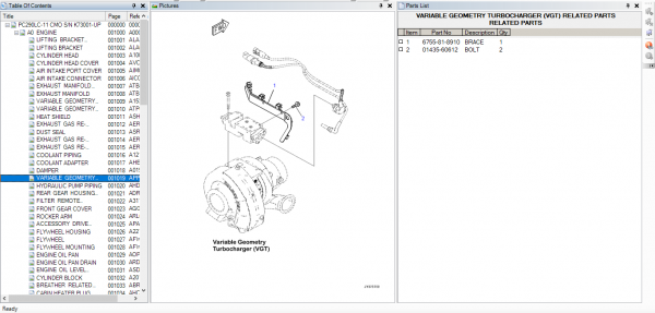 Komatsu Crawler Excavators PC290LC 11 PC290LCi 11 PC290LL 11 Spare Parts Catalog 4