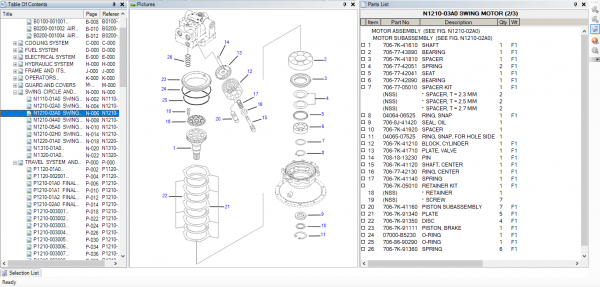 Komatsu Crawler Excavators PC490LC 11 PC490LCi 11 Spare Parts Catalog 4
