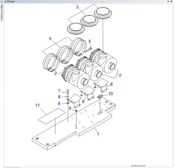Komatsu Dump Truck HD785 7 Spare Parts Catalog 6