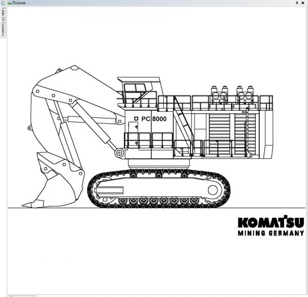 Komatsu Mining Excavator PC8000 11 Spare Parts Catalog 2