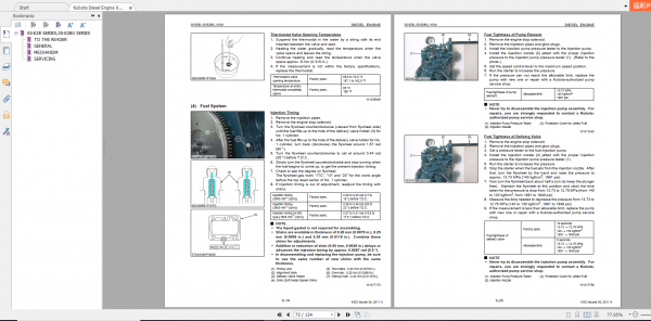 Kubota Diesel Engine 05 E2B 05 E2BG Series Workshop Manual 3