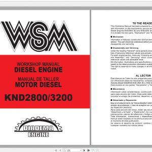 Kubota Diesel Engine KND2800 3200 Workshop Manual 1