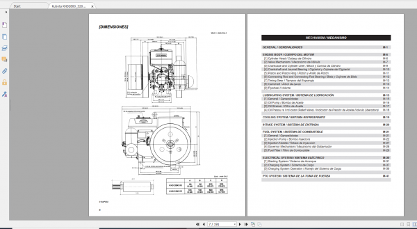 Kubota Diesel Engine KND2800 3200 Workshop Manual 2