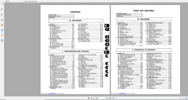 Kubota Diesel Engine Z482 Workshop Manual 3