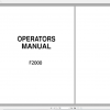 Kubota Front Mower F2000 Operators Manual 1