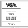 Kubota Tractor B1550 B1550HST B1750 B1750HST B2150 B2150HST Workshop Manual 1