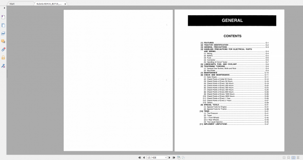 Kubota Tractor B2410 B2710 B2910 Workshop Manual 2