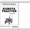 Kubota Tractor B6000 Tractor Service Operators Manual 1