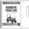 Kubota Tractor B8200 Operators Manual 1