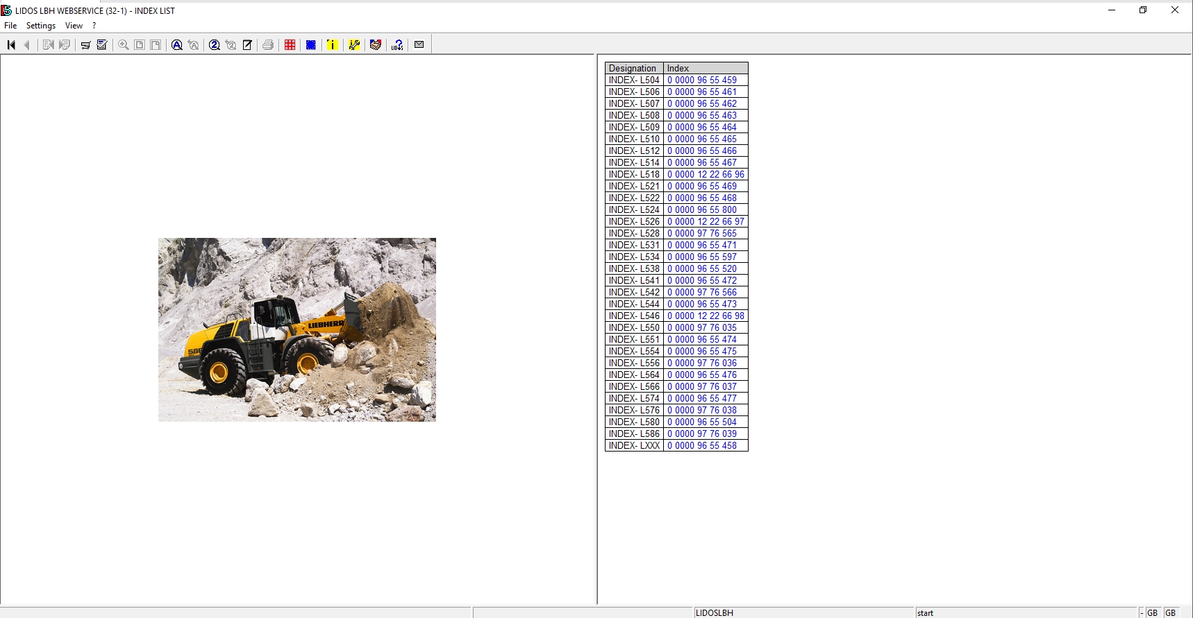 Liebherr Lidos COT LBH LFR LHB LWE LWT Online EPC Service Document Updated 08.2021 DVD 1