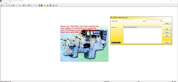 Liebherr Lidos COT LBH LFR LHB LWE LWT Online EPC Service Document Updated 09.2021 DVD 1