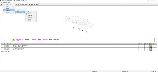 Liebherr Lidos COT LBH LFR LHB LWE LWT Online EPC Service Document Updated 09.2021 DVD 13