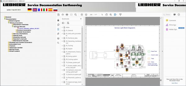 Liebherr Lidos COT LBH LFR LHB LWE LWT Online EPC Service Document Updated 09.2021 DVD 15