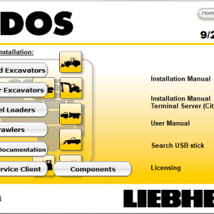 Liebherr Lidos Offline New DVD 09.2021 Parts and Service Documentation 2