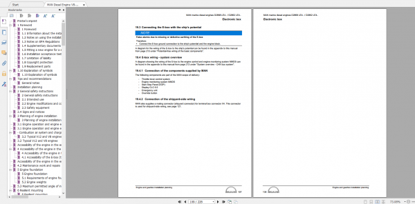 MAN Diesel Engine V8 V12 D2862 LE Installation Instruction 3