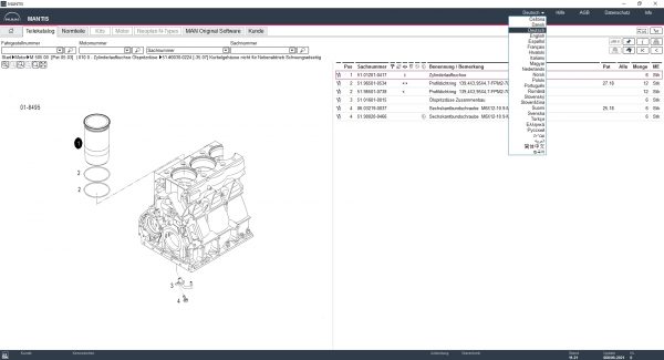 MAN MANTIS v660 EPC 06.2021 Spare Parts Catalog DVD 10