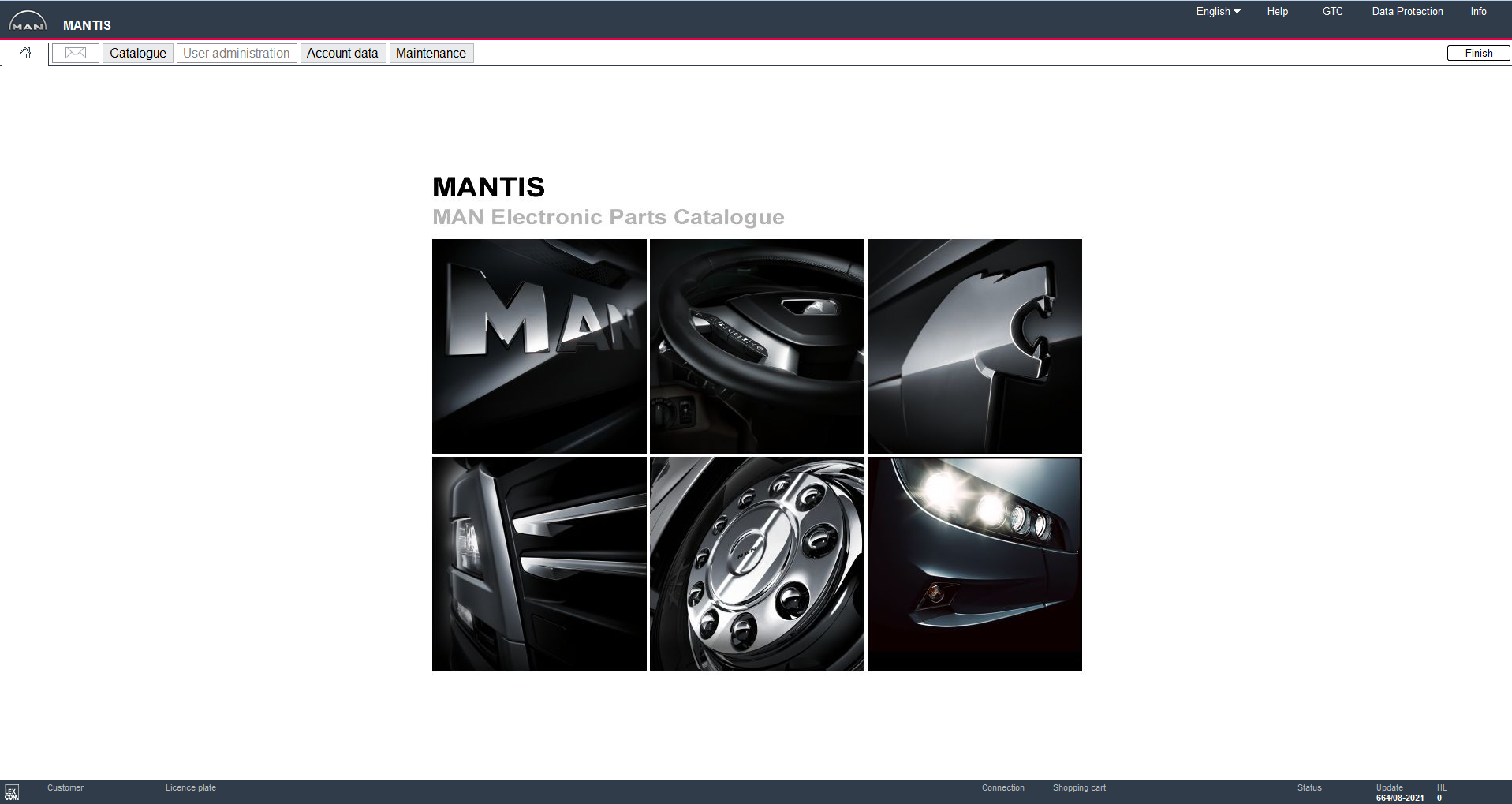 MAN MANTIS v664 EPC 08.2021 Spare Parts Catalogue DVD 1 1