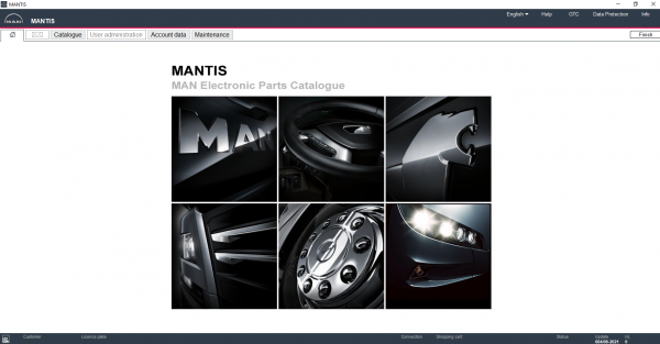 MAN MANTIS v664 EPC 08.2021 Spare Parts Catalogue DVD 1