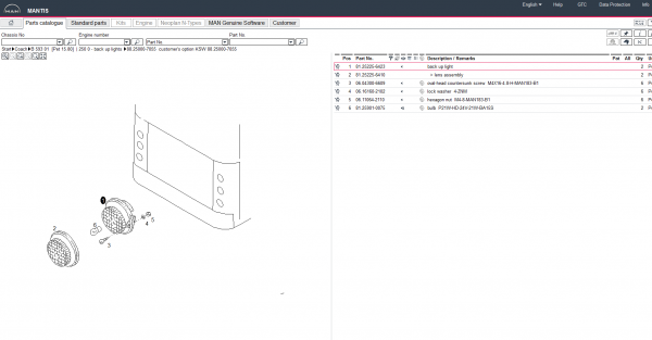 MAN MANTIS v664 EPC 08.2021 Spare Parts Catalogue DVD 11