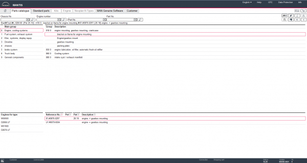 MAN MANTIS v664 EPC 08.2021 Spare Parts Catalogue DVD 5 1