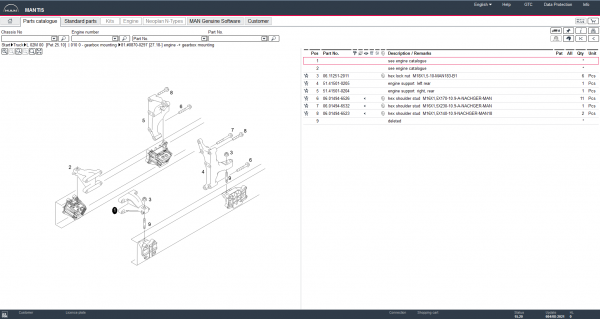MAN MANTIS v664 EPC 08.2021 Spare Parts Catalogue DVD 6 1