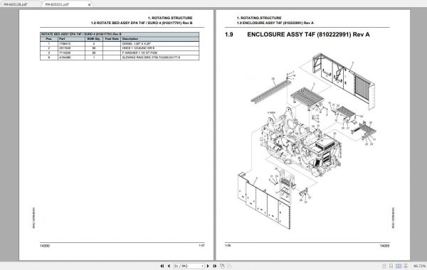 Manitowoc Crane 14000 605128 605331 Spare Parts Catalogs 3