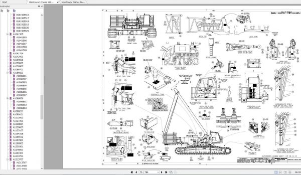 Manitowoc Cranes 16000 16001033 16001047 Spare Parts Catalog 3