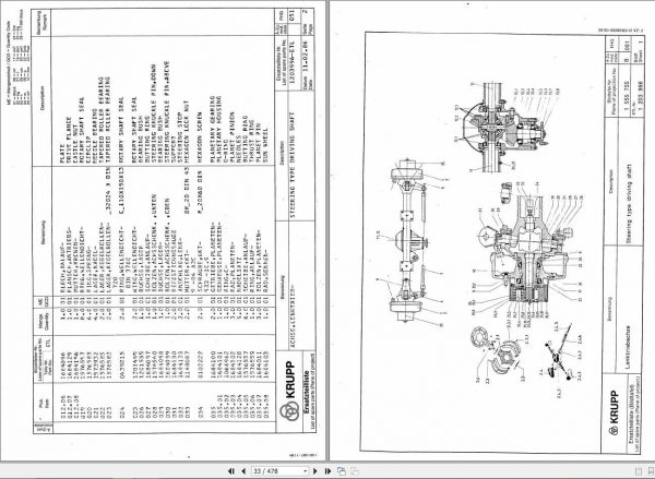 Manitowoc Cranes 180 GMT 70 467 003 EN 19860416 Spare Parts Manual PDF 2