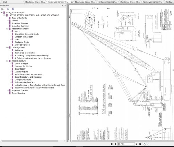 Manitowoc Cranes 2900WC Spare Parts Manual PDF 3