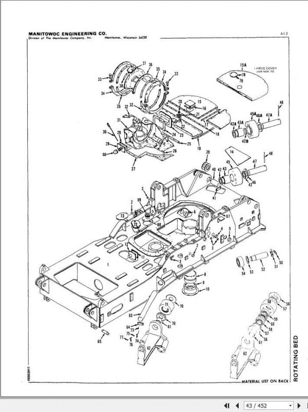 Manitowoc Cranes 3900W 395242 PM 10 21 2019 Spare Parts Manual PDF 2