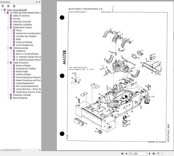Manitowoc Cranes 4000 40050 PM 05 09 2018 Spare Parts Manual PDF 2