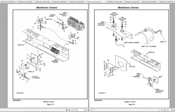 Manitowoc Cranes 500E2SM Spare Parts Manual PDF 2