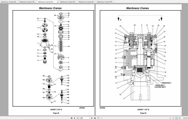 Manitowoc Cranes 600E2RM Spare Parts Manual PDF 2