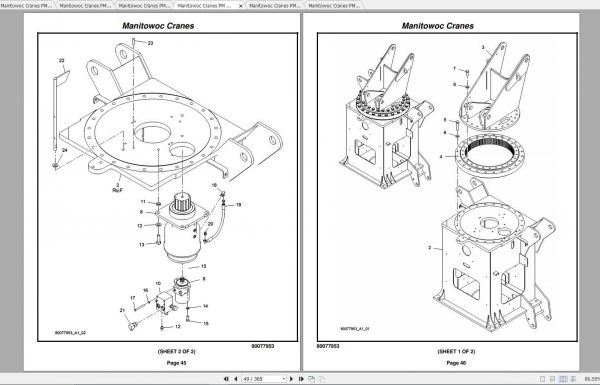 Manitowoc Cranes 600E2RM Spare Parts Manual PDF 3