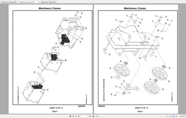 Manitowoc Cranes 600E2SM Spare Parts Manual PDF 2