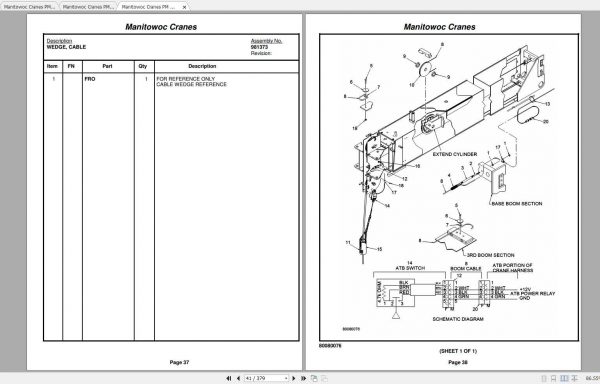 Manitowoc Cranes 600E2SM Spare Parts Manual PDF 3