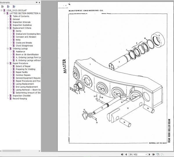 Manitowoc Cranes 6400 64001 PM 09 20 2016 Spare Parts Manual PDF 2