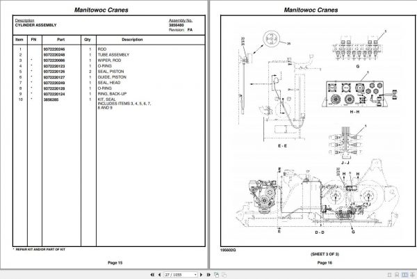 Manitowoc Cranes 999 9991391 001 100049 RERUN 2 Spare Parts Manual PDF 3