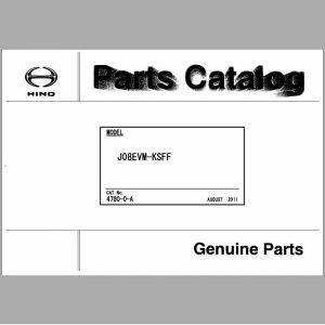 Manitowoc Cranes Engine J08EVM KSFF J08EVV KSFG Spare Parts Manual PDF 1