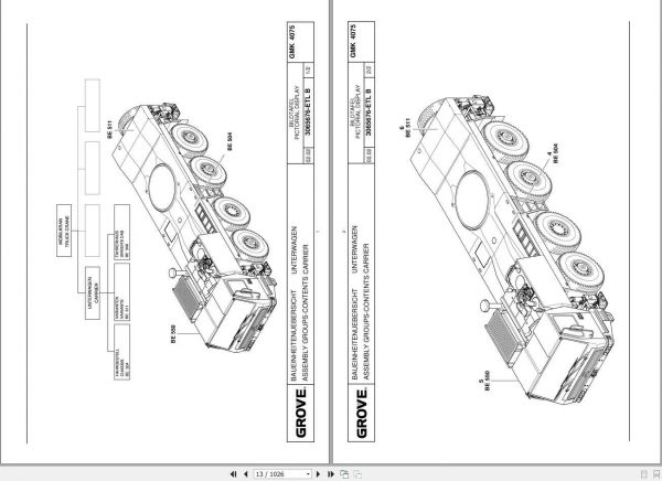 Manitowoc Cranes Grove GMK 4075 3065675 20020201 Spare Parts Catalog 2