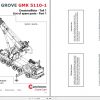 Manitowoc Cranes Grove GMK 5110 1 3133544 20100301 Spare Parts Catalog 1