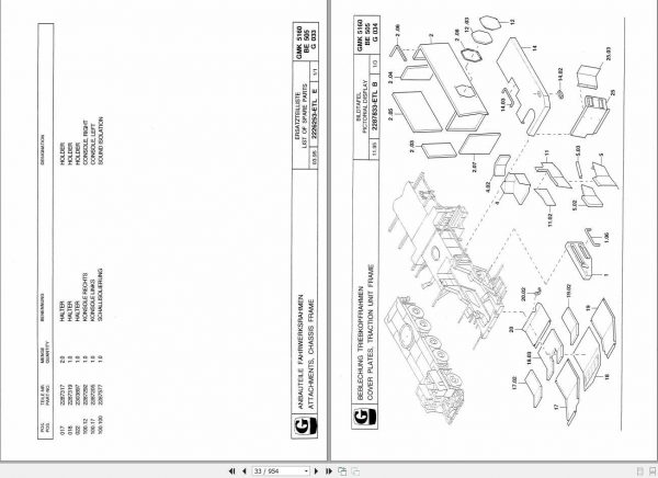 Manitowoc Cranes Grove GMK 5160 3004394 19960201 Spare Parts Catalog 3