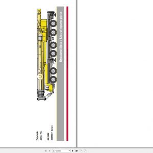 Manitowoc Cranes Grove GMK 6220 L 3065667 20020601 Spare Parts Catalog 1
