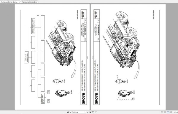 Manitowoc Cranes Grove GMK 6220 L 3117172 20060201 Spare Parts Catalog 3