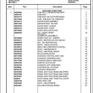 Manitowoc Cranes MLC90A PM 91001031 PROJ 100208 REV 001 RERUN2 Spare Parts Manual PDF 1